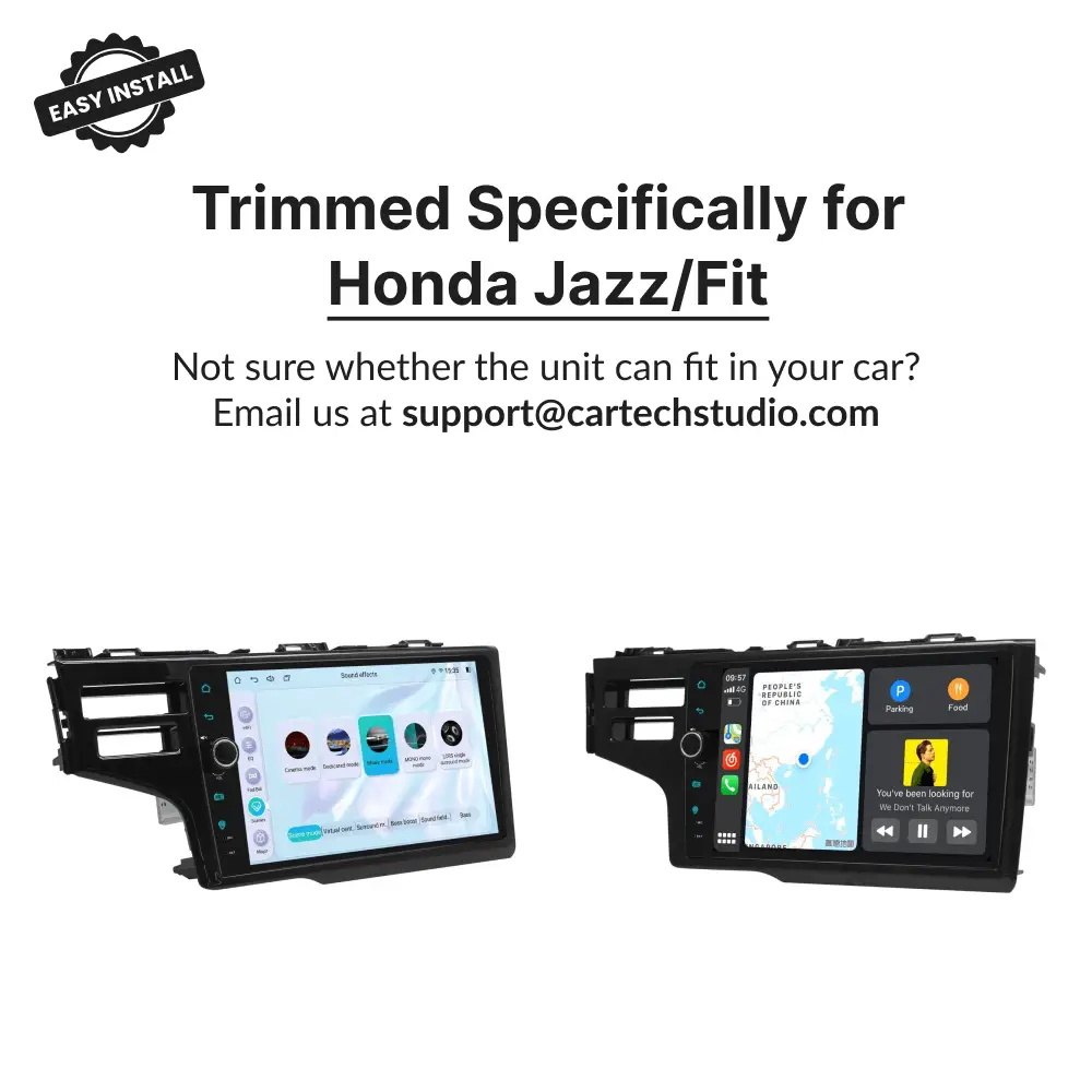 Honda Jazz/Fit 2014-2019 — Premium 9” Carplay & Android Auto Head Unit - Car Tech Studio