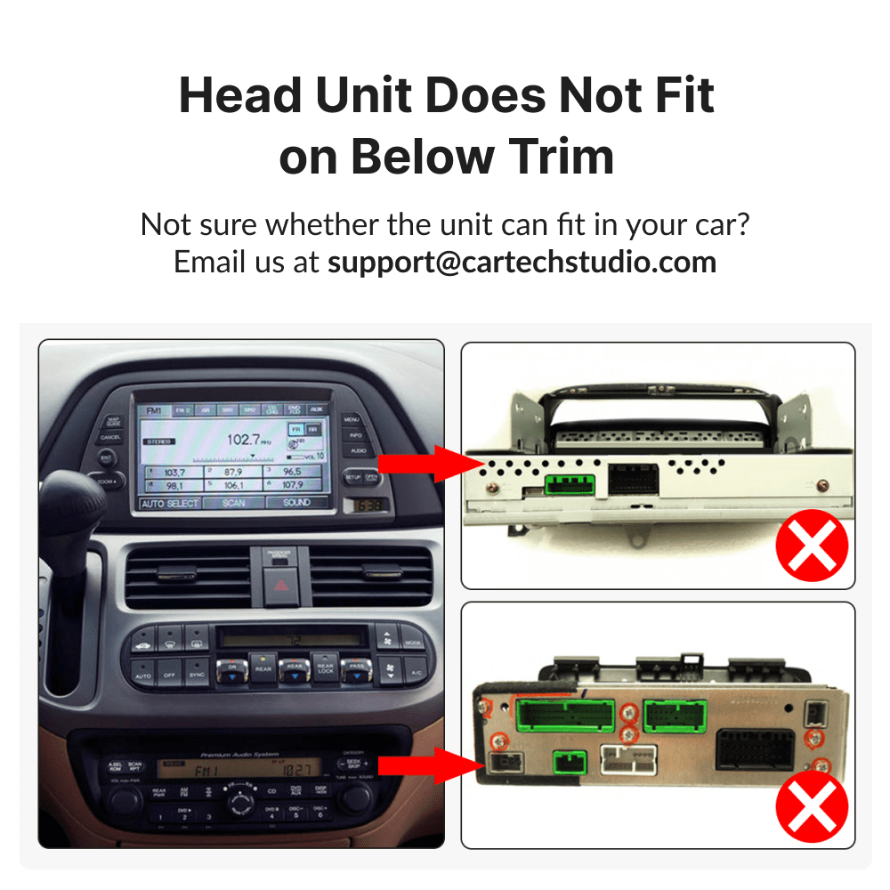 Honda Odyssey 2005-2010 — Premium 10.1” Carplay & Android Auto Head Unit - Car Tech Studio
