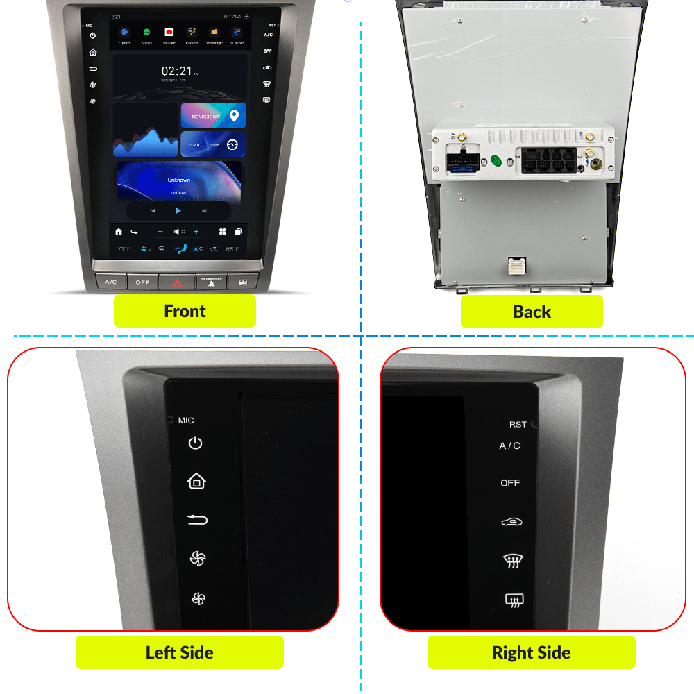 Lexus GS 2004-2011 — 11.8" Tesla-Style Apple Carplay Screen - Car Tech Studio