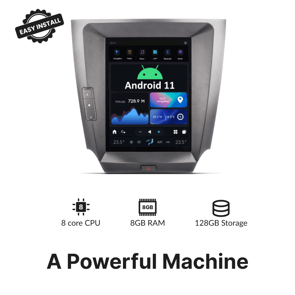 Lexus IS 2005-2011 — 10.4" Tesla-Style Apple Carplay Screen - Car Tech Studio