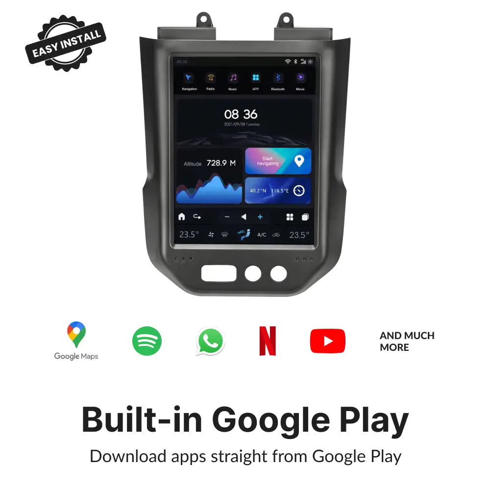 Maserati GT/GC 2007-2017 — 10.5" Tesla-Style Apple Carplay Screen - Car Tech Studio