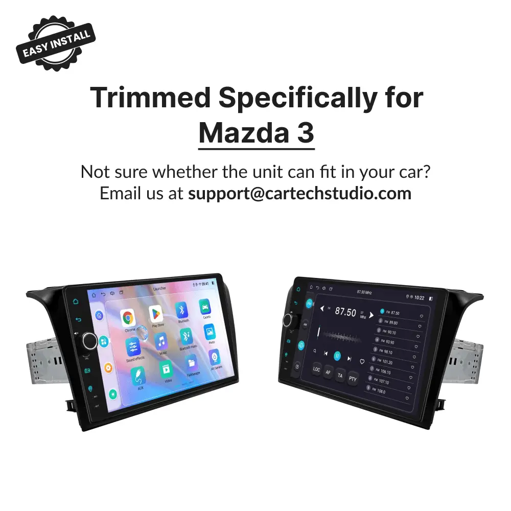 Mazda Series 3 2004-2008 — Premium 9” Carplay & Android Auto Head Unit - Car Tech Studio