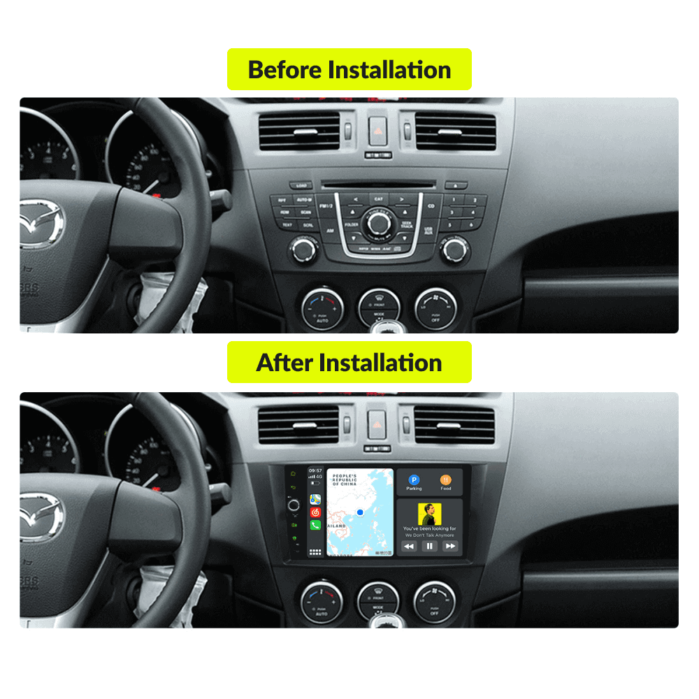 Mazda Series 5 2011-2015 — Premium 9” Carplay & Android Auto Head Unit - Car Tech Studio