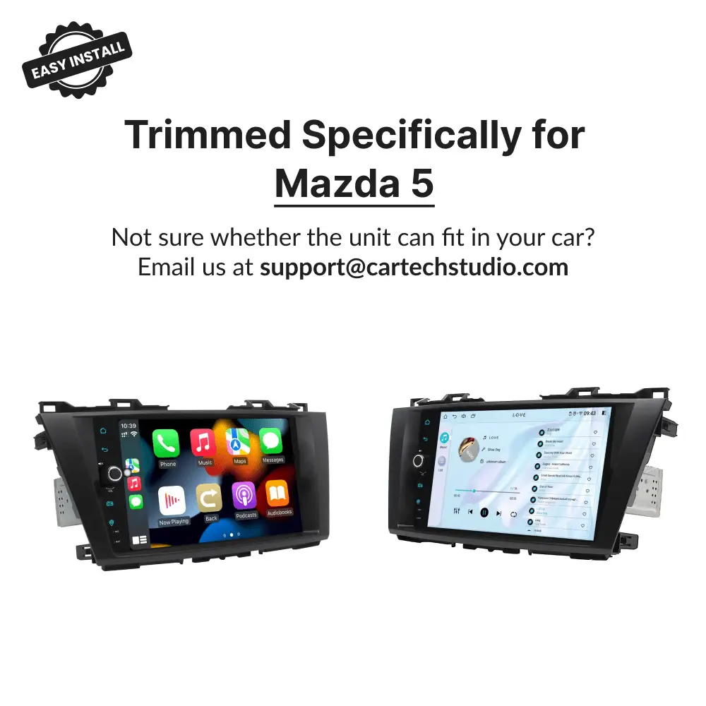 Mazda Series 5 2011-2015 — Premium 9” Carplay & Android Auto Head Unit - Car Tech Studio
