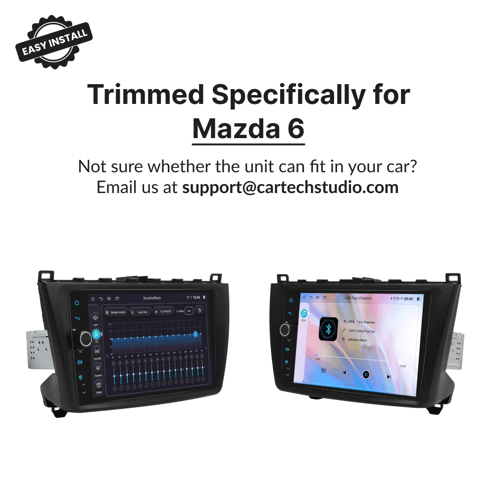 Mazda Series 6 2008-2013 — Premium 9” Carplay & Android Auto Head Unit - Car Tech Studio