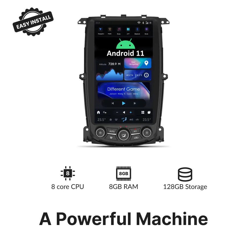 Nissan 370z 2009-2019 — 13.6" Tesla-Style Apple Carplay Screen - Car Tech Studio