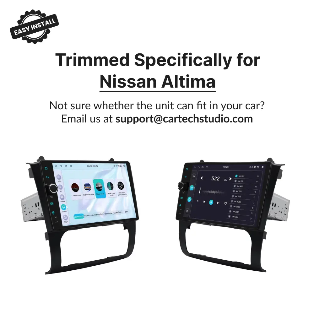 Nissan Altima 2007-2012 — Premium 9” Carplay & Android Auto Head Unit - Car Tech Studio
