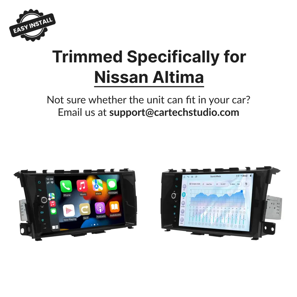 Nissan Altima 2013-2017 — Premium 9” Carplay & Android Auto Head Unit - Car Tech Studio