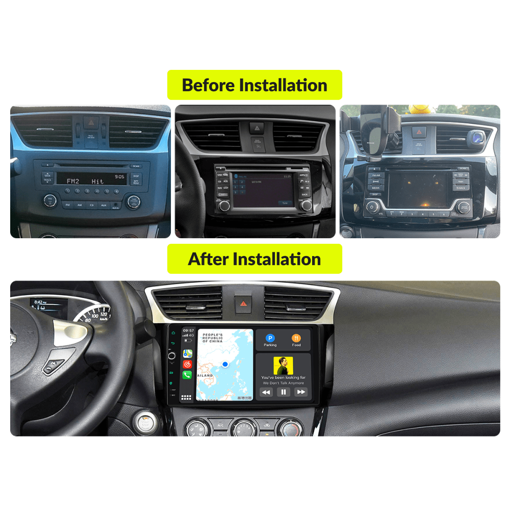 Nissan Sentra/Sylphy 2013-2019 — Premium 10.1” Carplay & Android Auto Head Unit - Car Tech Studio