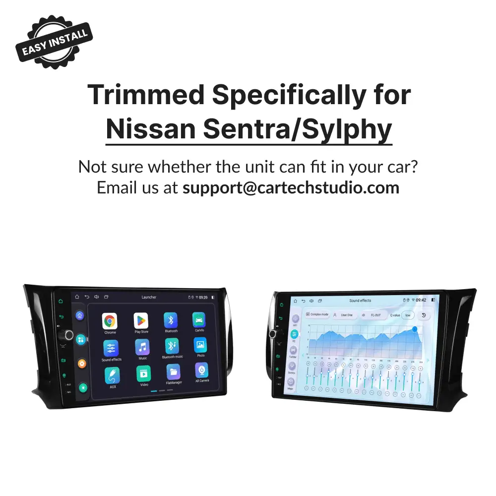 Nissan Sentra/Sylphy 2013-2019 — Premium 10.1” Carplay & Android Auto Head Unit - Car Tech Studio