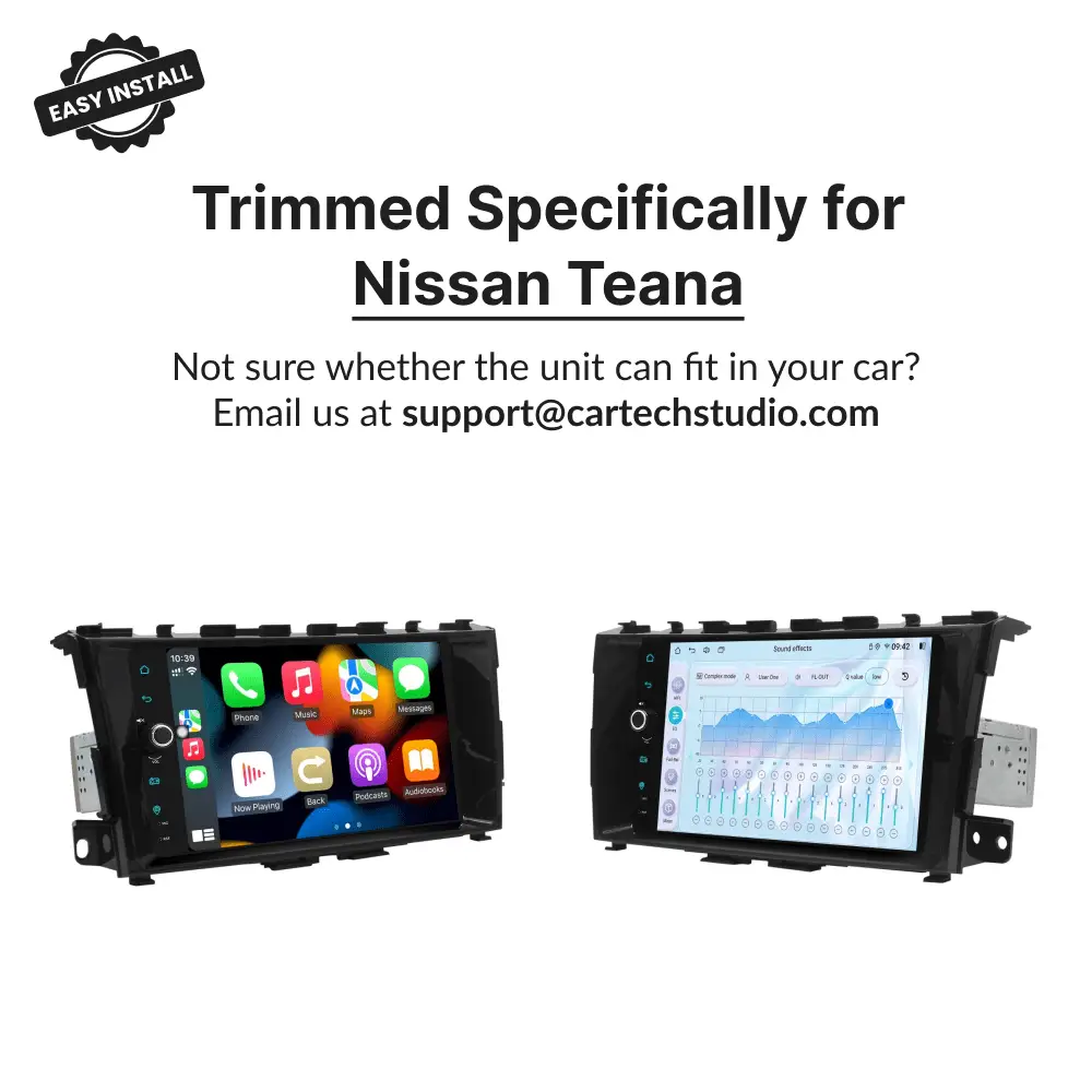 Nissan Teana 2013-2017 — Premium 9” Carplay & Android Auto Head Unit - Car Tech Studio