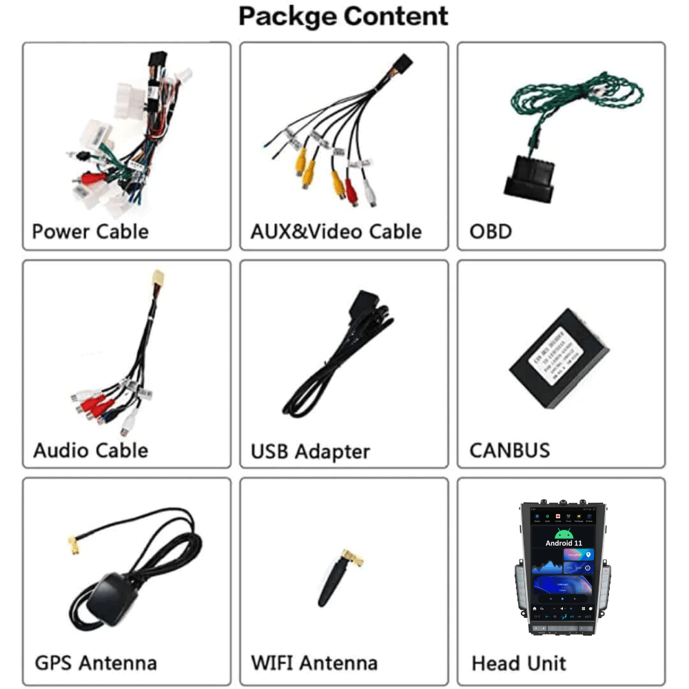 Infiniti Q50/60 2013-2021 — 13.6" Tesla-Style Apple Carplay Screen - Car Tech Studio