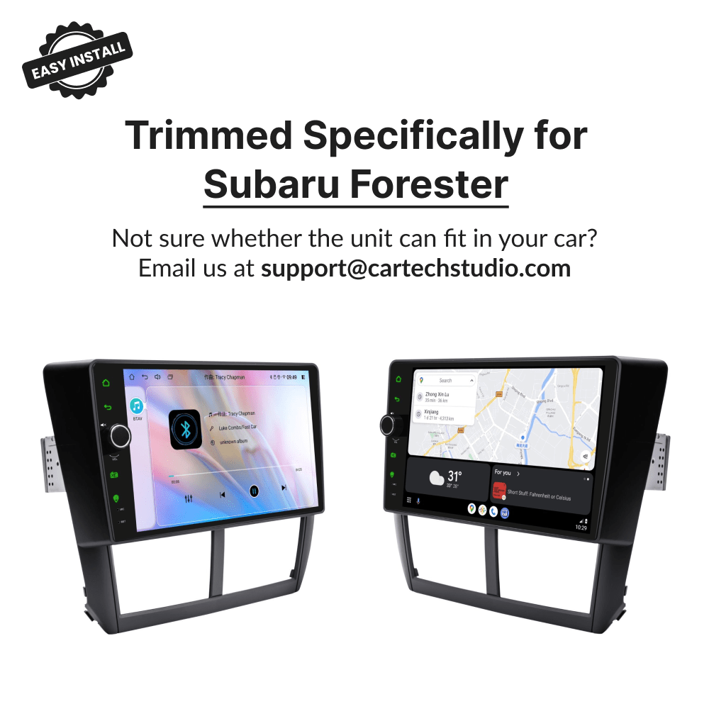 Subaru Forester 2008-2012 — Premium 9” Carplay & Android Auto Head Unit - Car Tech Studio
