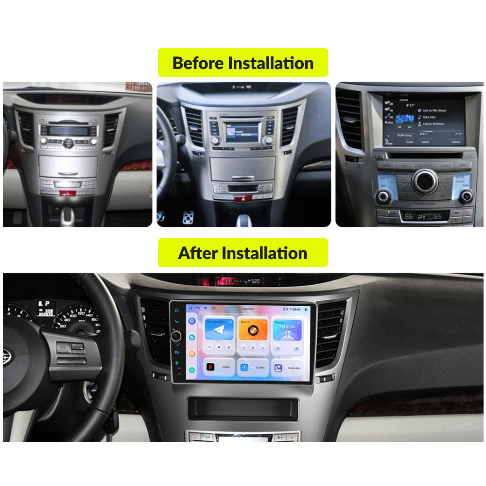 Subaru Legacy 2009-2014 — Premium 9” Carplay & Android Auto Head Unit - Car Tech Studio