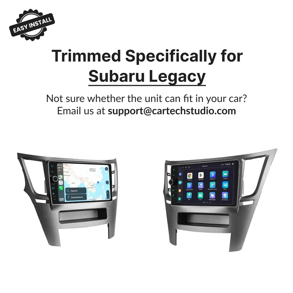 Subaru Legacy 2009-2014 — Premium 9” Carplay & Android Auto Head Unit - Car Tech Studio