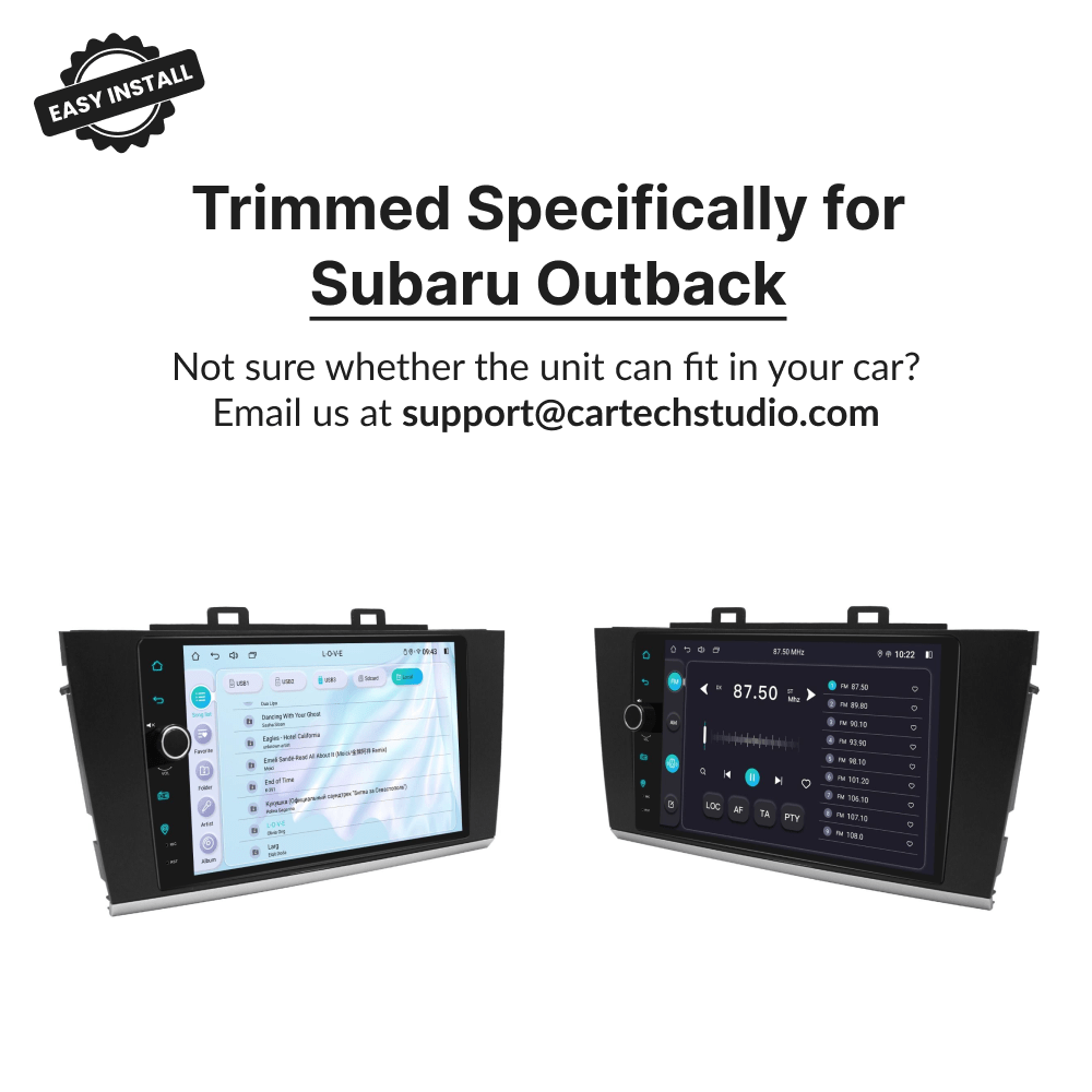 Subaru Outback 2015-2018 — Premium 9” Carplay & Android Auto Head Unit - Car Tech Studio