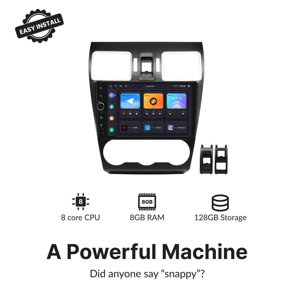 Subaru WRX STI 2015-2019 — Premium 9” Carplay & Android Auto Head Unit - Car Tech Studio