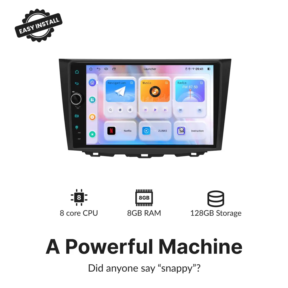 Suzuki Kizashi 2009-2015 — Premium 9” Carplay & Android Auto Head Unit - Car Tech Studio