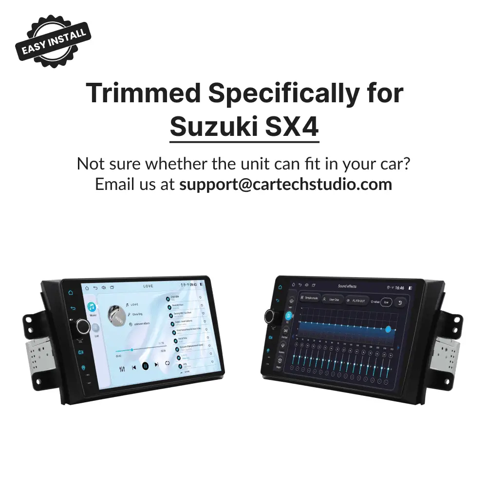 Suzuki SX4 2006-2013 — Premium 9” Carplay & Android Auto Head Unit - Car Tech Studio