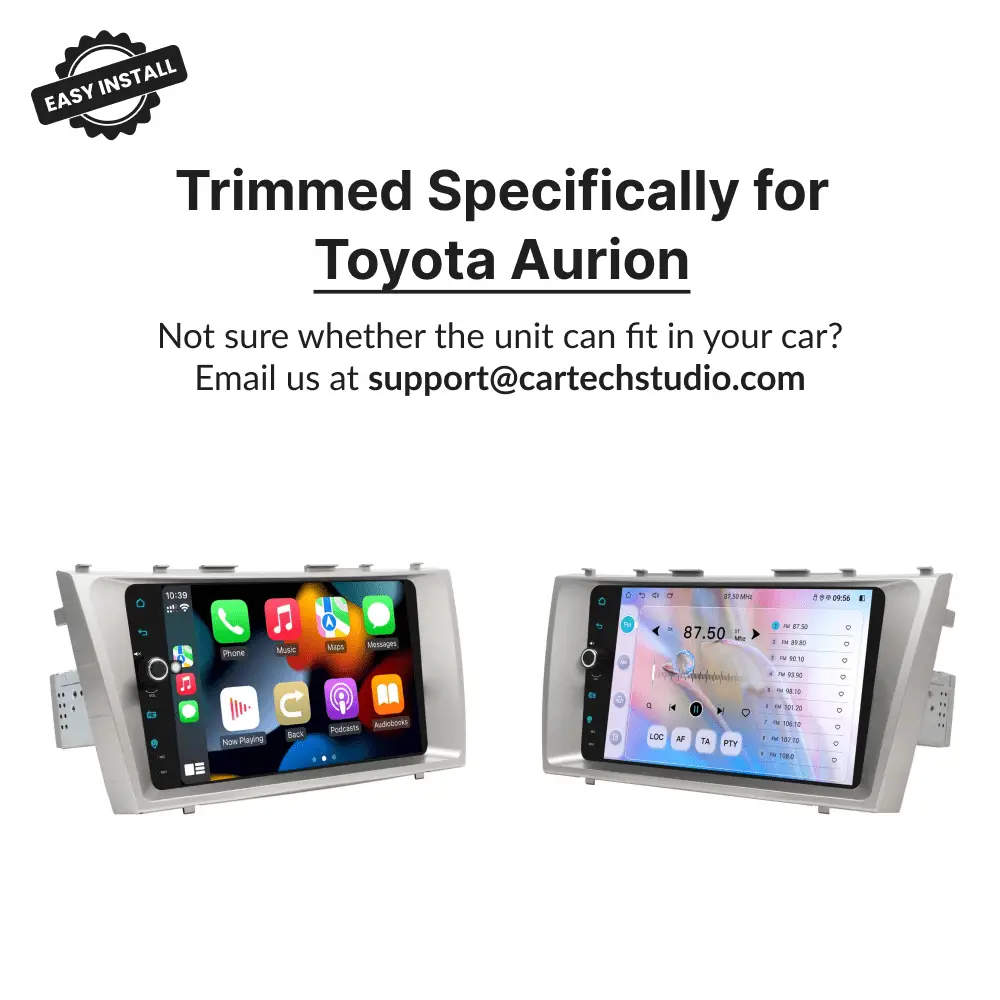 Toyota Aurion 2007-2011 — Premium 9” Carplay & Android Auto Head Unit - Car Tech Studio