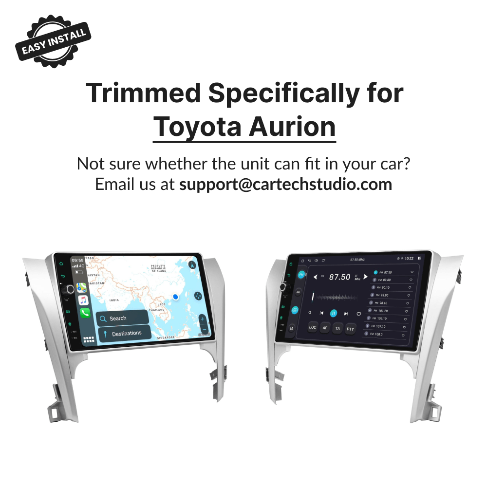 Toyota Aurion 2012-2014 — Premium 10.1” Carplay & Android Auto Head Unit - Car Tech Studio
