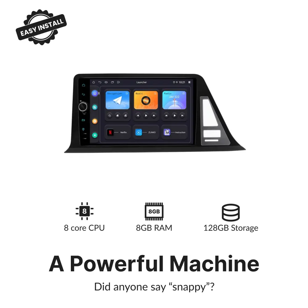 Toyota C-HR 2016-2019 — Premium 9" Carplay & Android Auto Head Unit - Car Tech Studio