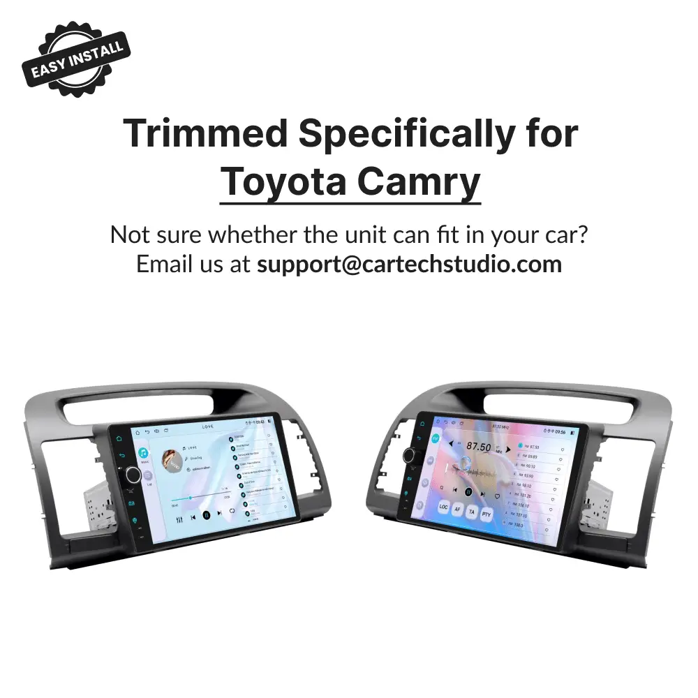 Toyota Camry 2001-2006 — Premium 9” Carplay & Android Auto Head Unit - Car Tech Studio