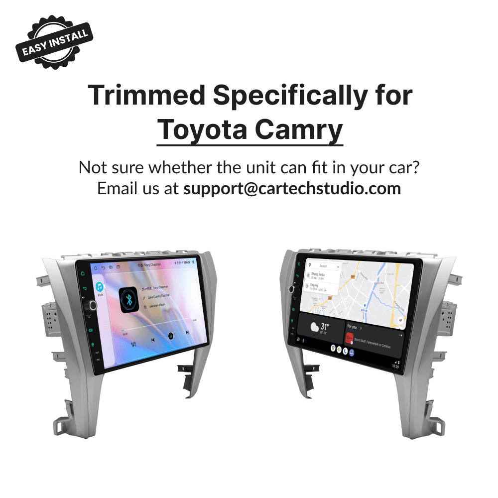Toyota Camry 2015-2018 — Premium 10.1” Carplay & Android Auto Head Unit - Car Tech Studio