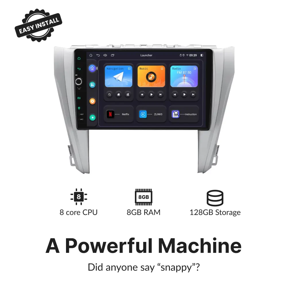 Toyota Camry 2015-2018 — Premium 10.1” Carplay & Android Auto Head Unit - Car Tech Studio