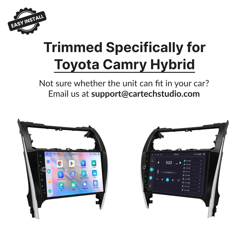 Toyota Camry Hybrid 2012-2014 — Premium 10.1” Carplay & Android Auto Head Unit - Car Tech Studio