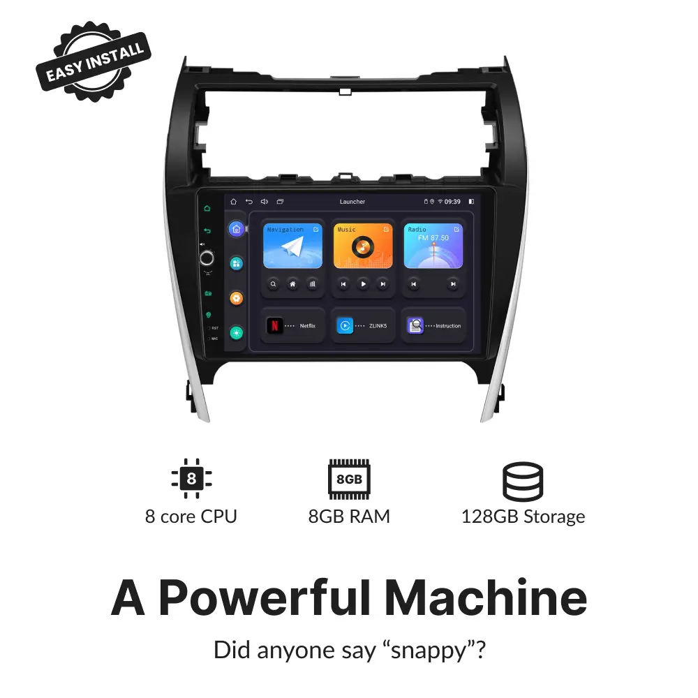 Toyota Camry Hybrid 2012-2014 — Premium 10.1” Carplay & Android Auto Head Unit - Car Tech Studio