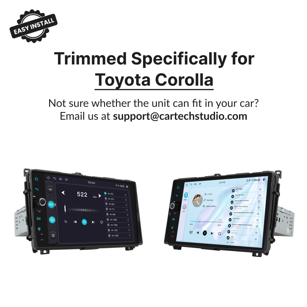 Toyota Corolla 2017-2019 — Premium 9” Carplay & Android Auto Head Unit - Car Tech Studio