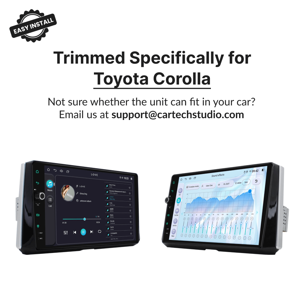 Toyota Corolla 2018-2023 — Premium 10.1” Carplay & Android Auto Head Unit - Car Tech Studio