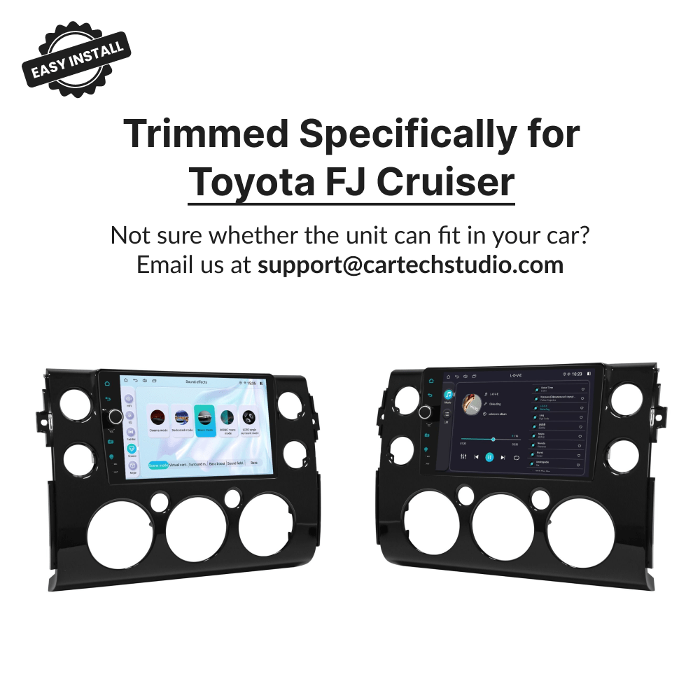 Toyota FJ Cruiser 2007-2014 — Premium 9” Carplay & Android Auto Head Unit - Car Tech Studio