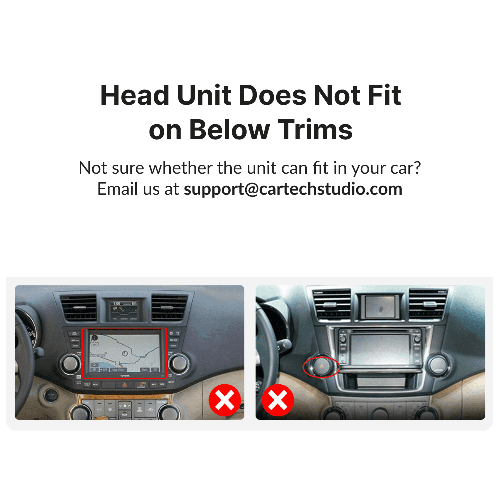 Toyota Highlander 2008-2013 — Premium 10.1” Carplay & Android Auto Head Unit - Car Tech Studio