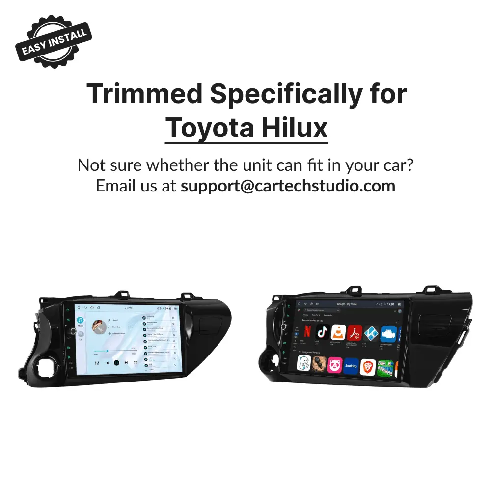 Toyota Hilux 2016-2021 — Premium 10.1” Carplay & Android Auto Head Unit - Car Tech Studio