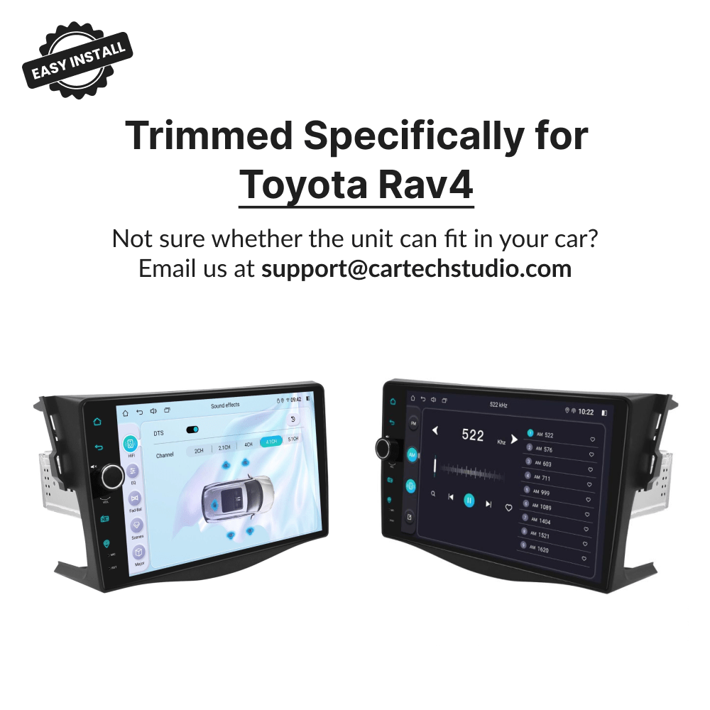 Toyota Rav4 2006-2012 — Premium 9” Carplay & Android Auto Head Unit - Car Tech Studio