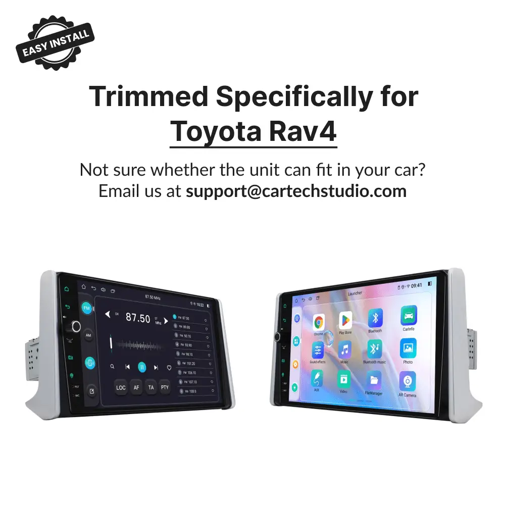 Toyota Rav4 2019-2023 — Premium 10.1” Carplay & Android Auto Head Unit - Car Tech Studio