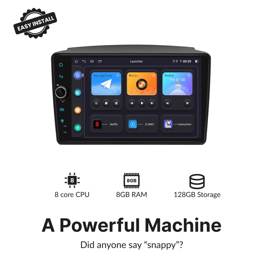 Toyota Sienna 2004-2010 — Premium 9” Carplay & Android Auto Head Unit - Car Tech Studio