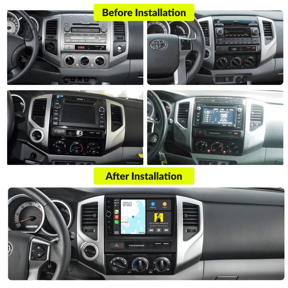 Toyota Tacoma 2005-2015 — Premium 9” Carplay & Android Auto Head Unit - Car Tech Studio