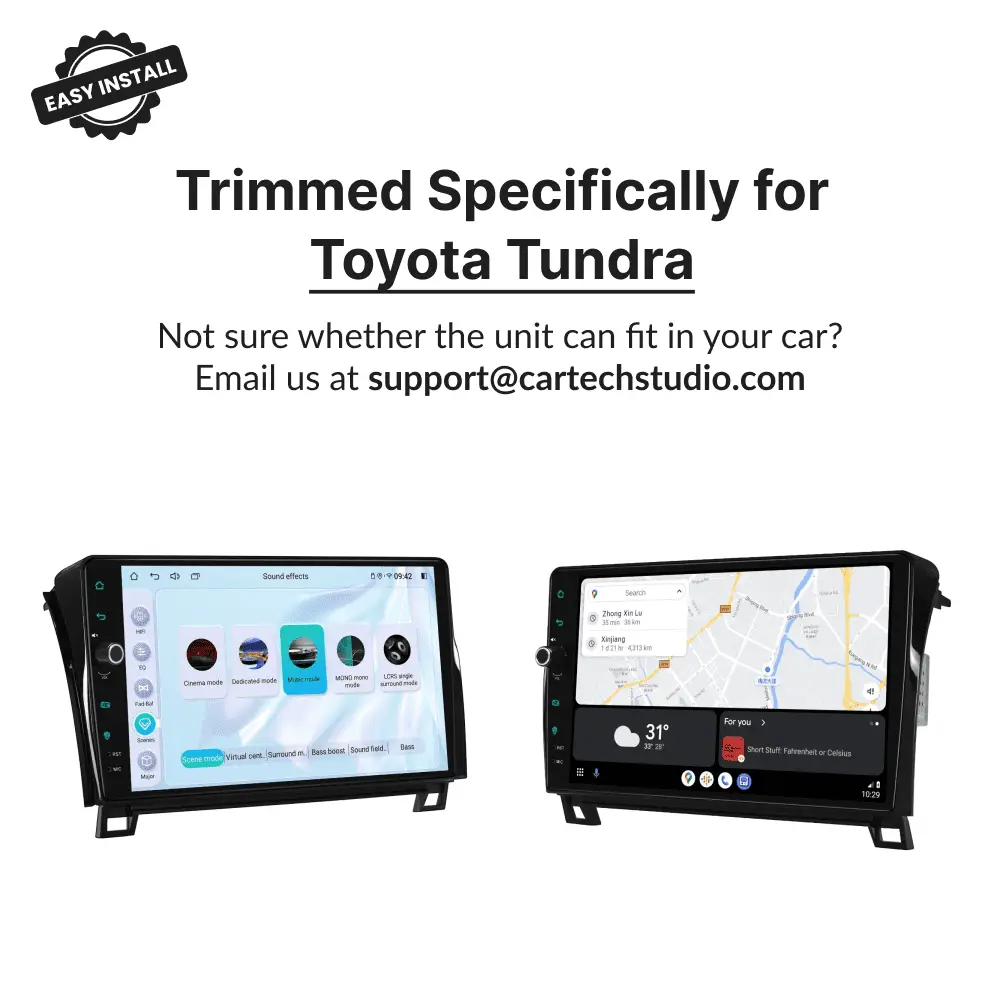 Toyota Tundra 2007-2013 — Premium 10.1” Carplay & Android Auto Head Unit - Car Tech Studio