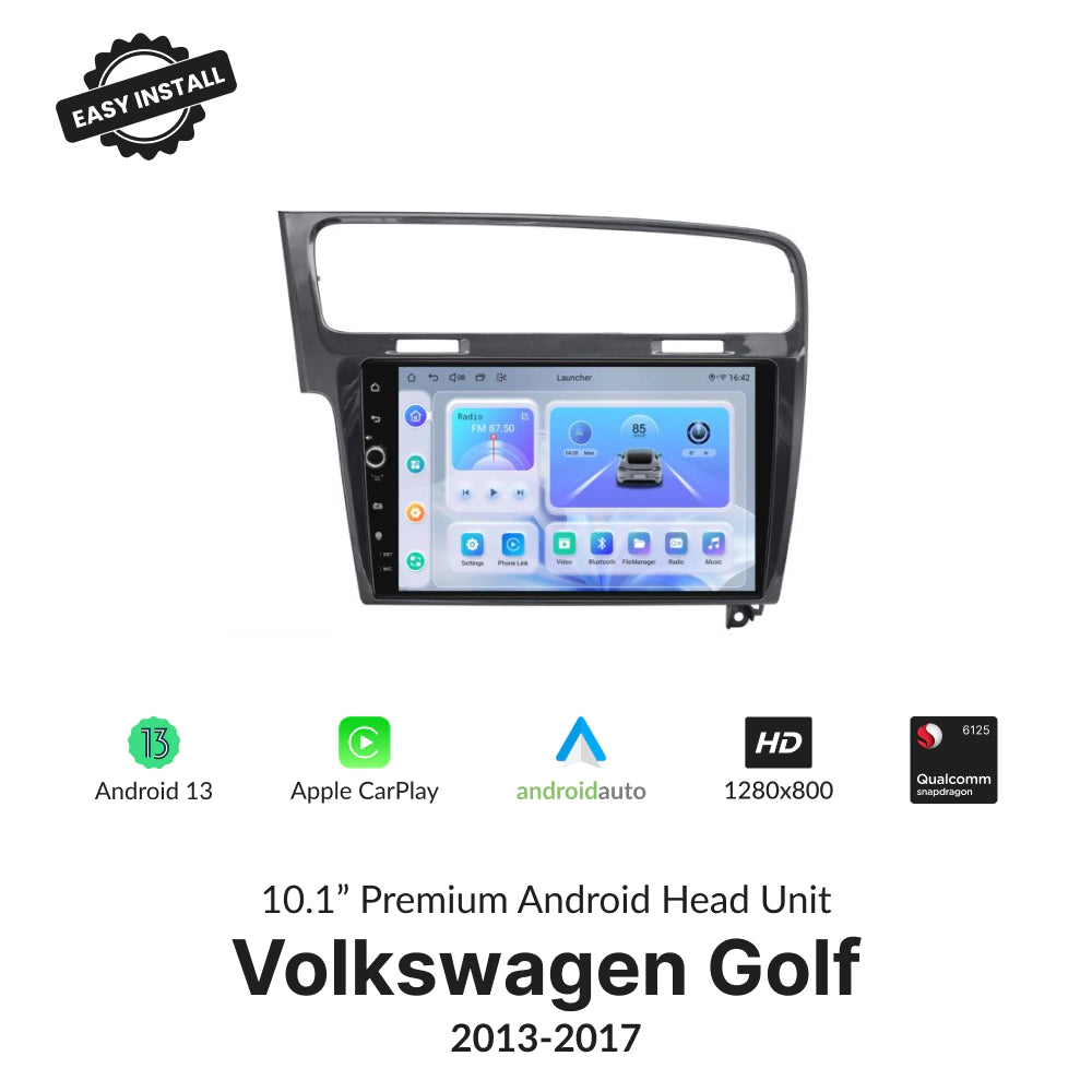 Volkswagen Golf 2013-2017 | 10.1” Wireless CarPlay Android Head