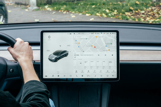 Tesla-style car screen