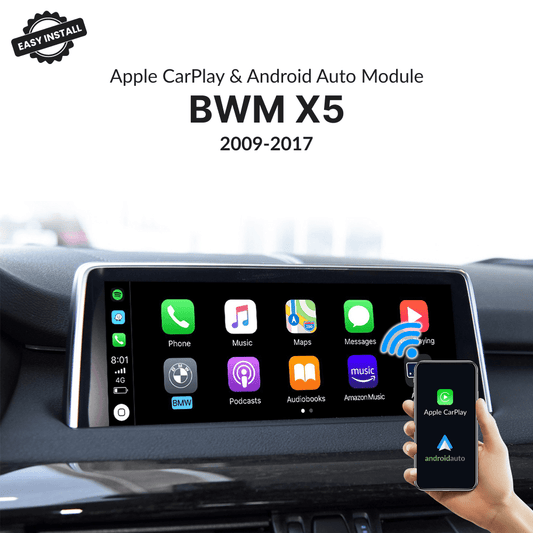 BMW X5 2009-2017 — Wireless Apple CarPlay & Android Auto Module - Car Tech Studio