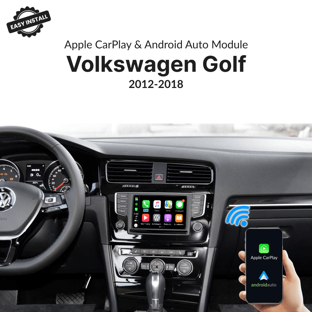 Boitier Apple Carplay et Android Auto pour Volkswagen Golf 7 depuis 2012