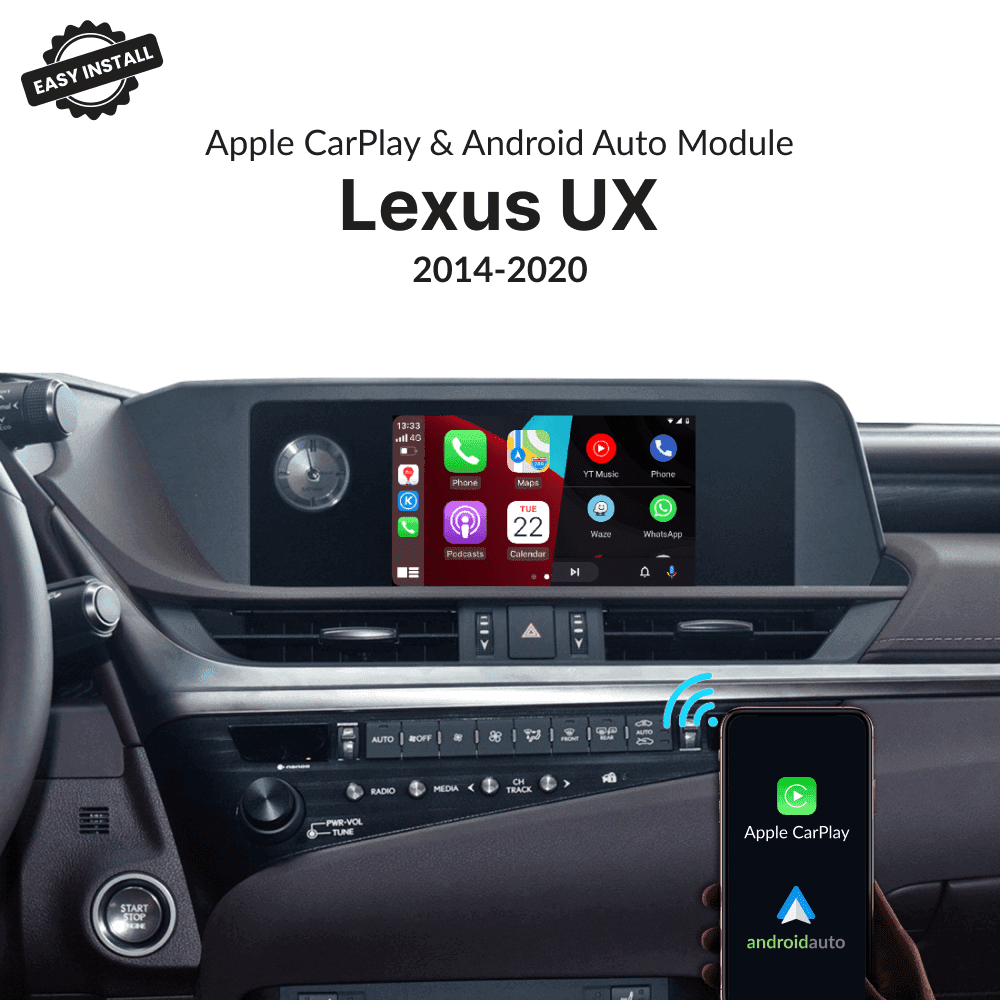 Lexus UX 2014-2020 — Wireless Apple CarPlay & Android Auto Module - Car Tech Studio