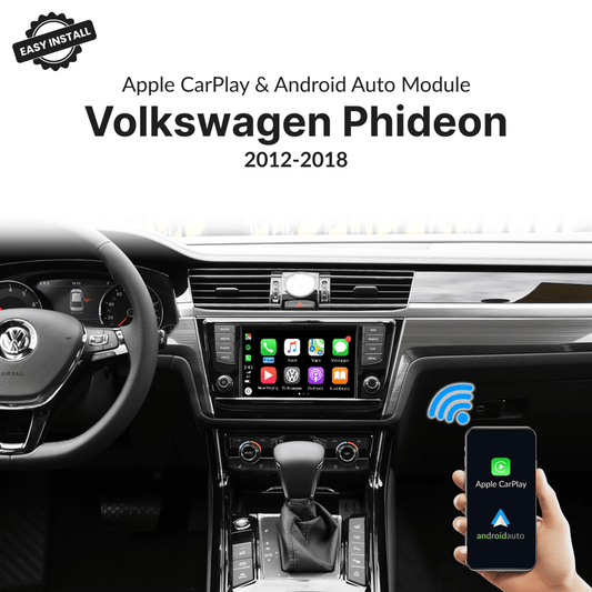 Volkswagen Phideon 2012-2018 — Wireless Apple CarPlay & Android Auto Module - Car Tech Studio