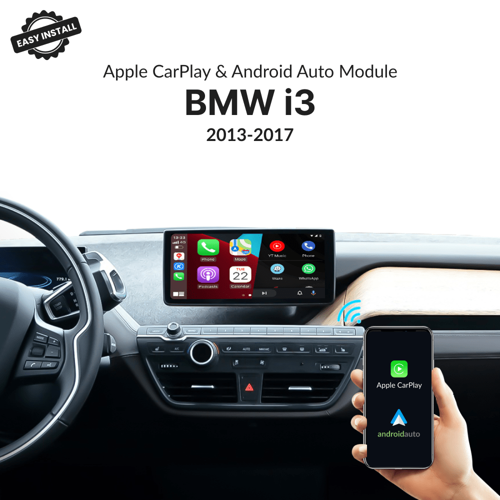 BMW i3 2013-2017 — Wireless Apple CarPlay & Android Auto Module - Car Tech Studio
