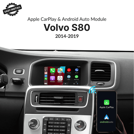 Volvo S80 2014-2019 — Wireless Apple CarPlay & Android Auto Module - Car Tech Studio
