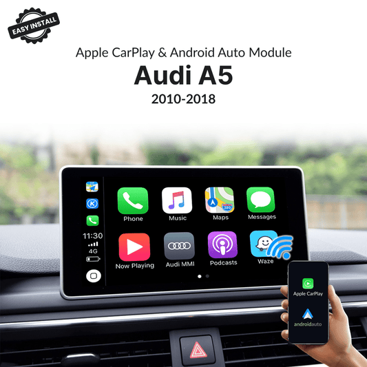 Audi A5 2010-2018 — Wireless Apple CarPlay & Android Auto Module - Car Tech Studio